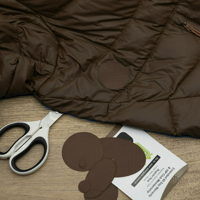 16pcs Down Jacket Fabric Patch Sticker Self-Adhesive Repair Patches,  Waterproof And Heatproof