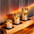 thumbnail image 3 of Velas sin llama Lamp NICEME Radiance, paquete de 3, cera auténtica, 3 of 8