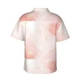 thumbnail image 3 of Daiia Pink Marble Hawaiian Shirt for Men Gentle Cotton Regular Short Sleeve Casual-Large, 3 of 9