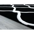 thumbnail image 4 of United Weavers Drachma Freya Modern Trellis Runner Rug, Black, 2'7" x 7'4", 4 of 5