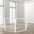 thumbnail image 3 of Enclos pour Chien 4 Panneaux Additionnels Parc pour Chiot avec Conception Sans Seuil pour Chiots Petits Chiens Clôture d'Exercice Robuste pour Animaux Blanc, 3 of 4