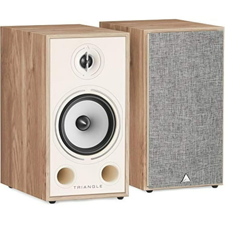 Triangle Borea BR03 Hi-Fi Bookshelf Speakers (Light Oak, Pair)