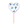 thumbnail image 1 of Colorful Origa Pigeon Pattern Cure-Dent Drapeaux Coeur Lable Cupcake Pics, 1 of 3