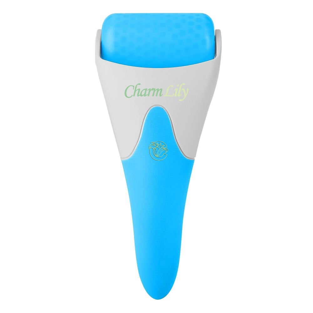 Ice Roller by Charmlily (Blue) - Reduce Puffiness, Wrinkles, Headaches, Pain and Redness