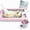 Blush Pink, variant on Rolled Ice Cream Maker with Quick Start Guide - DIY Instant Ice Cream Tray Kit, 2 Scrapers for Manual Homemade Ice Cream Rolls, Frozen Yogurt, Sorbets & Slushies, No Electricity Needed(green)