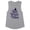 Heather Grey, variant on Bad Witch Vibes Women's Muscle Tank X-Small White
