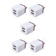 thumbnail image 1 of Tholdsy de teléfono USB universal Puertos USB duales Adaptador de corriente de teléfono de viaje portátil 5V 2.1A Enchufe de EE. Type1 NO1, 1 of 6