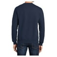 thumbnail image 2 of Mens Core Fleece Classic Crewneck Cotton/Poly fleece Sweatshirt Navy M, 2 of 6