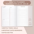 thumbnail image 5 of 2026 Monthly Planner - Month Calendar from January 2026 - December 2026, Monthly Planner 2026 Easy to Organize Your Daily Life, 5.8" x 8.25", Sunflower, 5 of 7