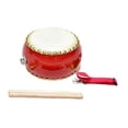 thumbnail image 3 of Tambor de mano de madera, percusión, instrumento musical Taiko para fiestas, tambor de cintura chino para tocar, enseñar sensorialmente y aprender, 3 of 7