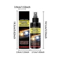 thumbnail image 3 of Ohmyroo Headlight Refurbishment Spray 100ml Automotive Lens Restorer For Clear Visibility, 3 of 9