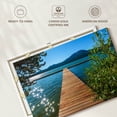 thumbnail image 6 of Elephant Stock Dock At Diamond Lake Wall Art - Horizontal Canvas Wall Art - Living Room Wall Decor - Nature Canvas - Green And Teal Decor - 36" x 24", 6 of 8