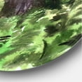 thumbnail image 3 of Designart 'Autumn Forest With A Large Tree' Lake House Circle Metal Wall Art 29x29 - Disc of 29, 3 of 5