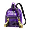 thumbnail image 4 of Bolso de verano, mochila transparente, moda, letras de gelatina, bolso casual portátil, bolso de mujer, 4 of 6