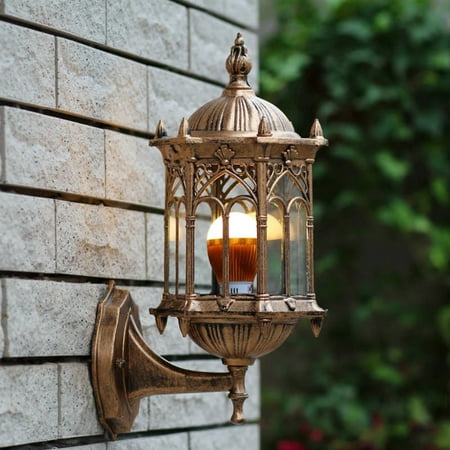 

QHNGJZ Enhance your outdoor spaces with Stylish Durable Waterproof Classic Aluminum LED Wall Light - Perfect for Exterior Porch Terrace Garden Landscape Decor - IP65 Rated Sconces fo