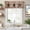 Brown Black, variant on Western Star Retro Farmhouse Short Window Curtain Valances, Country Farmhouse Brown Wooden Grain Rod Pocket Kitchen Valances for Living Room Bedroom Bathroom Cafe 42" x 18"