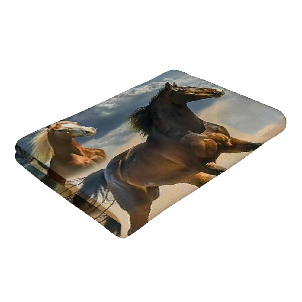 PHYHOO Horse Beach Towel, Animal Large Oversized Beach Towel Lightweight Quick Dry Soft Absorbent Bath Towel, Sand Free Towel for Swimming Travel Sports 30x60in