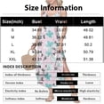 thumbnail image 3 of Minjewel Women's Summer Long Dress Sleeveless Side Slits, Floral Printed Camisole Maxi Dress, Flowy Boho Chic Dress for Garden Party Beach Casual,Light pink,2XL, 3 of 6