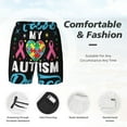 thumbnail image 3 of Haiem I Love My Autism Mens Swim Trunks with Compression Liner 2 in 1 Swimming Shorts Stretch Swimwear Quick Dry,Board Shorts-X-Large, 3 of 9