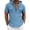 Light Blue, variant on VSSSJ Men's Short Sleeve Hoodies Button Up Cotton Linen Shirts Casual Hooded Pockets Loose Lightweight Summer Beach Shirt Tops Dark Blue XL