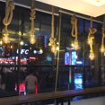 thumbnail image 5 of FSLiving Dimmable J-Type Track Light Pendants with 5.6′Handmade Hemp Rope Cord Retro Lighting DIY Adjustable Form Antique Industrial Factory Timer Color Changing Lamp for Garage - 1 Light, 5 of 5