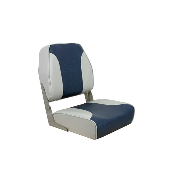 Springfield 1040651 Economy Folding Seat - Gray/Blue