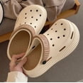 thumbnail image 5 of Sandalias de mujer con agujeros de primavera, nuevas sandalias de interior antideslizantes con suela blanda de EVA, cómodas sandalias de playa y jardín con suela gruesa, sandalias de verano, 5 of 5