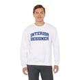 thumbnail image 6 of Interior Designer Sweatshirt Gifts Crew Neck Shirt Long Sleeve Unisex, 6 of 7