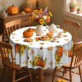 thumbnail image 1 of Round Tablecloth 70 Inch Fall Table Cloths, Spillproof Anti-Shrink Soft and Wrinkle Resistant Table Cover for Kitchen Dinning Tabletop Outdoor, 1 of 6