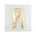 thumbnail image 4 of Girls Shiny Wet Look Leggings Kids Liquid Metallic Footless Tights,Ballet Toddler Stretch Leggings,Fashion Pants for Girls Dancing,Talent Show,Costume,Performance,Special Occasion Outfit,Gold, 4 of 7
