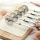 thumbnail image 3 of 5 Wheel Pastry Cutter Stainless Pizza Slicer Multi-Round Dough Cutter Roller, 3 of 5
