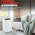 thumbnail image 6 of Honeywell 12000 BTU 115-Volt Portable Air Conditioner with Remote, White, HW2CESAWW9, 6 of 19