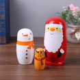 thumbnail image 2 of Muñeca Juego de muñecas Matryoshka rusas de madera, decoración de juguetes, regalos ornamentales Tmvgtek libre de BPA, 2 of 7