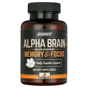 Alpha Brain, Memory & Focus, 30 Capsules, Onnit