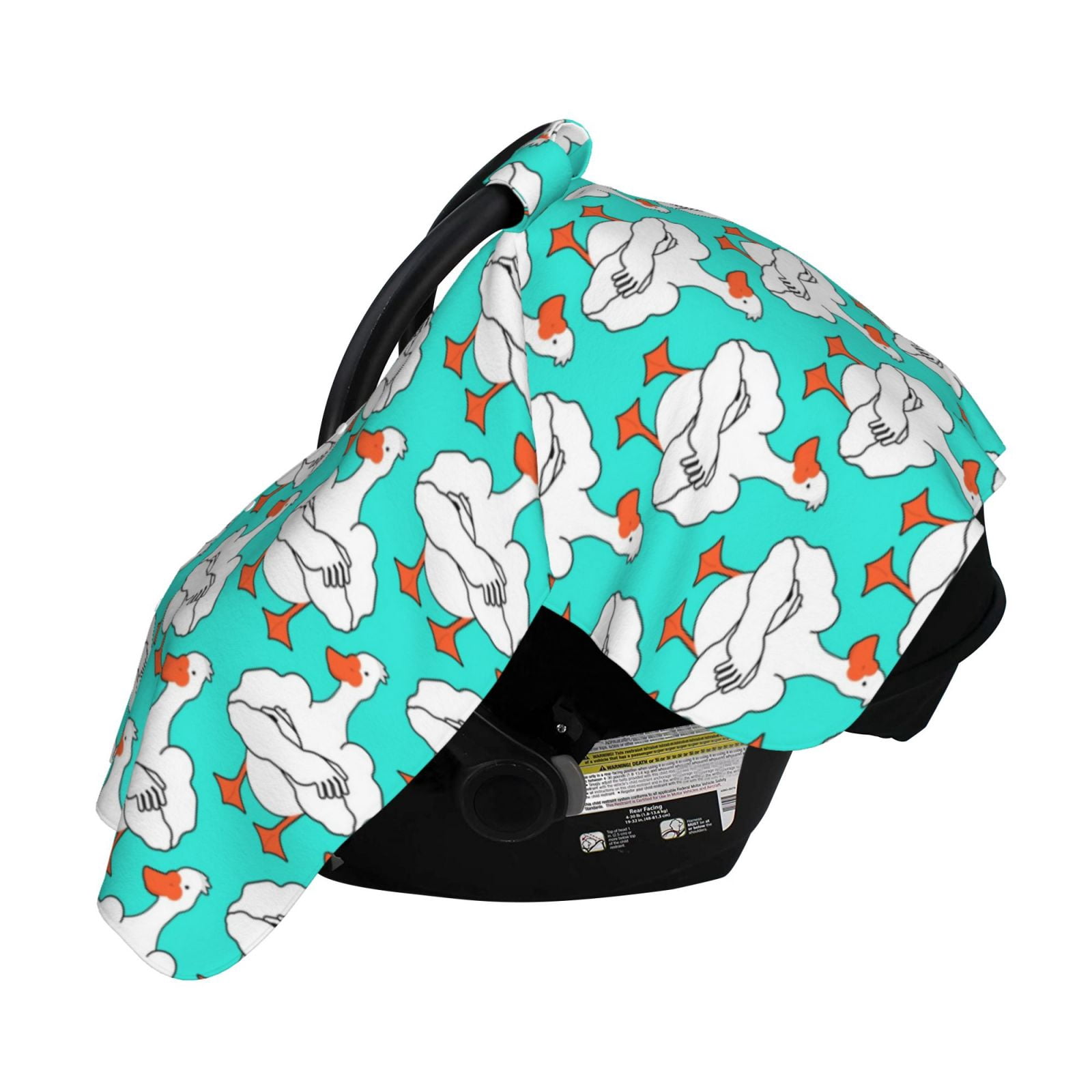 Naloa Strong Goose Baby Car Seat Cover, Breathable Baby Carrier Cover, Multiuse Baby Carrier Cover & Nursing Breastfeeding Cover