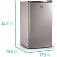 thumbnail image 2 of BLACK+DECKER BCRK32V Compact Refrigerator Energy Star Single Door Mini Fridge with Freezer, 3.2 Cubic Ft., VCM, 2 of 7