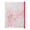 A, variant on 2Pcs A4 Glitter Zipper Binder Pockets, Clear Waterproof Plastic File Pouch for 3 Ring Binder Organizer(H*2)