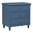 thumbnail image 4 of U_Style Embrace Sophisticated Organization With A Contemporary Bedside Cabinet Featuring Three Robust Drawers, Offering Ample Space To Store Personal Items, 4 of 9