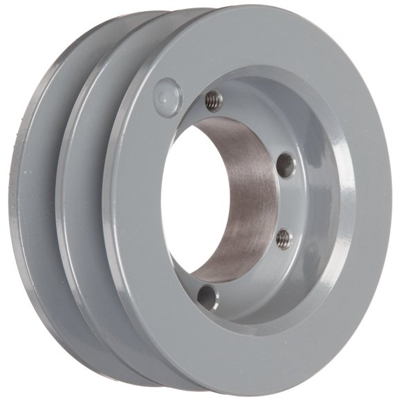 TB Woods 642B Classical V-Belt Sheave, B Belt Section, 2 Grooves, SDS Bushing required, Cast Iron, 6.75" OD