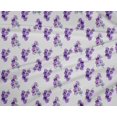 thumbnail image 4 of oneOone Polyester Lycra Bluish Violet Fabric Leaves Craft Projects Decor Fabric Printed By The Yard 56 Inch Wide, 4 of 4