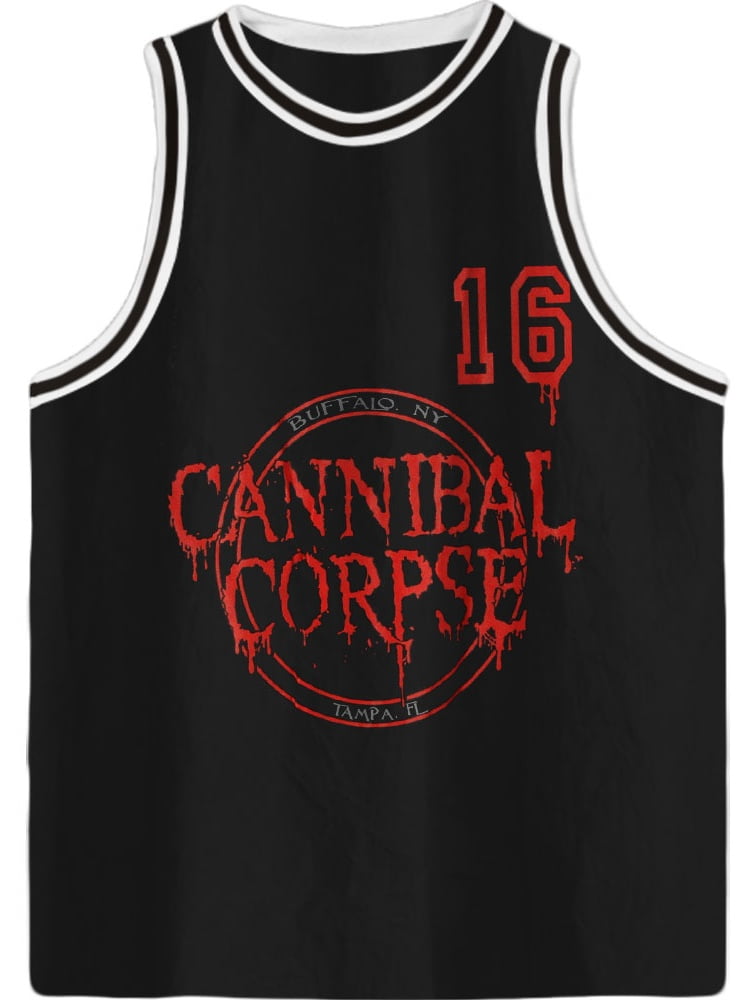 Team Sports Men Slipknot Logo Black/RED Basketball Jersey