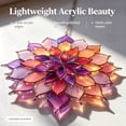thumbnail image 6 of 6in Suncatcher Window Hanging Decor, Bohemian Flower Colorful Pendant for Home, Garden, Gifts, 6 of 6