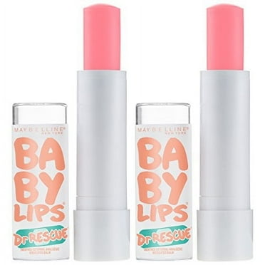 Maybelline New York Baby Lips Dr. Rescue Medicated Lip Balm Makeup, Coral Crave, 2 Count