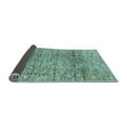 thumbnail image 2 of Ahgly Company Indoor Rectangle Abstract Light Blue Modern Area Rugs, 2' x 3', 2 of 4