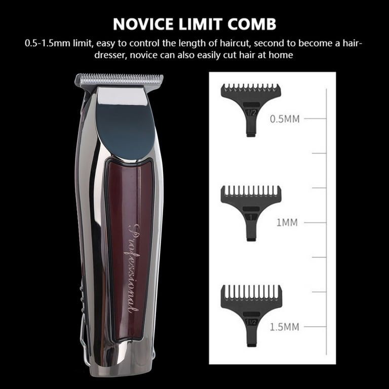 Woxinda Hair Cordless Hair Sharpener Hair Trimmer #Pro Detailer LT T Wide Adjustable 8081 Barber Small Appliances, Size: One size, Silver