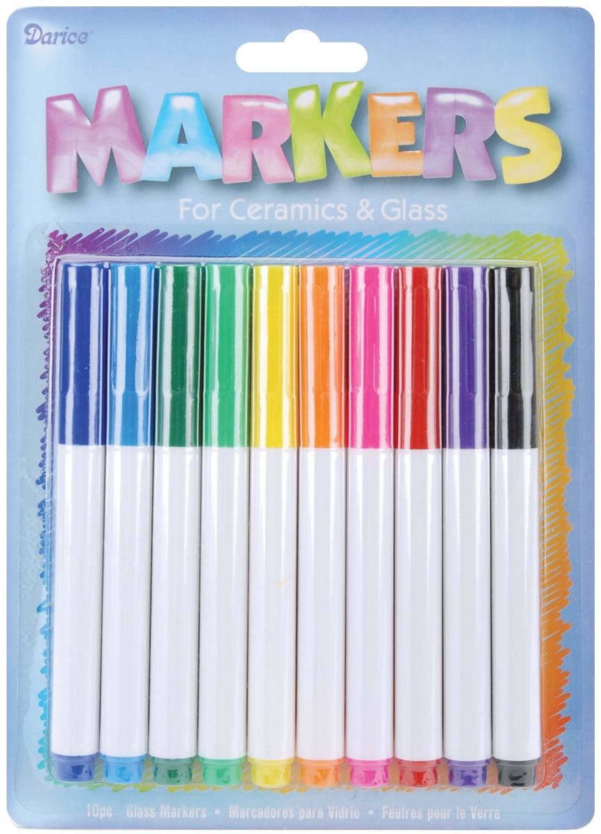 Glass Markers 10/PkgAssorted Colors Walmart Canada