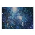 thumbnail image 1 of Astral Cutting Board, Nebula Helix with Lots of Stars and Planets Outer Space Themed Print, Decorative Tempered Glass Cutting and Serving Board, in 3 Sizes, by Ambesonne, 1 of 2