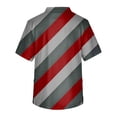 thumbnail image 3 of Fashion Men's Short Sleeve V Neck Printed Working Chest Pocket Carer Top M, 3 of 3
