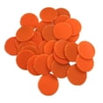 thumbnail image 1 of 100 fichas de póker, monedas de juego, suministros de casino, accesorios divertidos, piezas naranja100, 1 of 6
