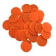 thumbnail image 1 of 100 fichas de colores sólidos para juegos de casino, monedas y accesorios naranja100, 1 of 6